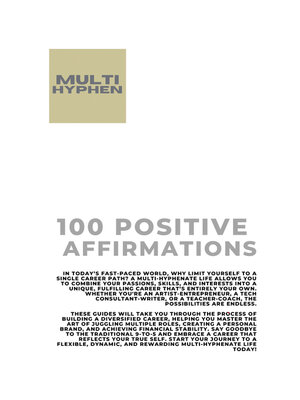 cover image of 100 Affirmations